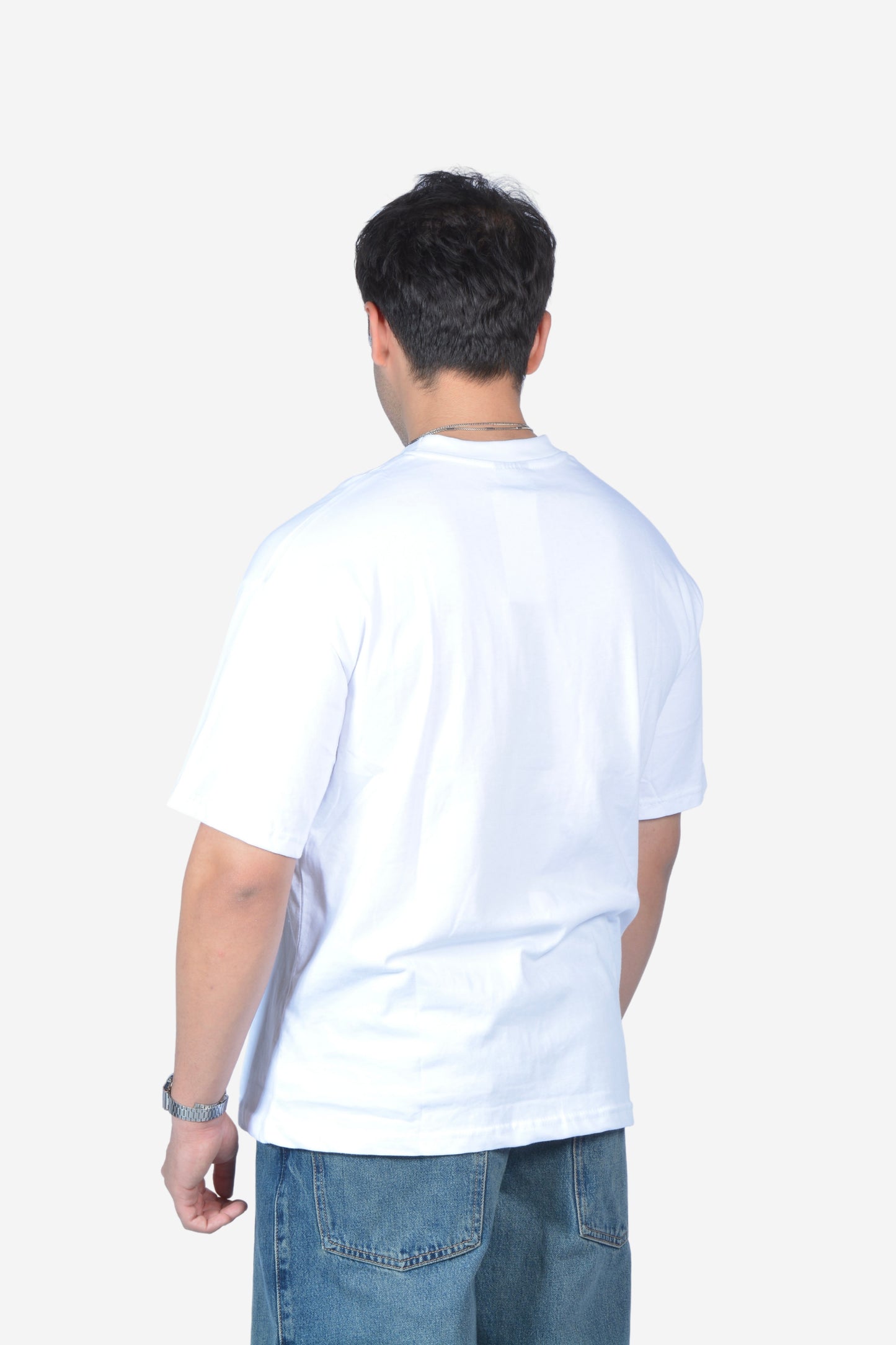 Human Printed Beyaz Tişört