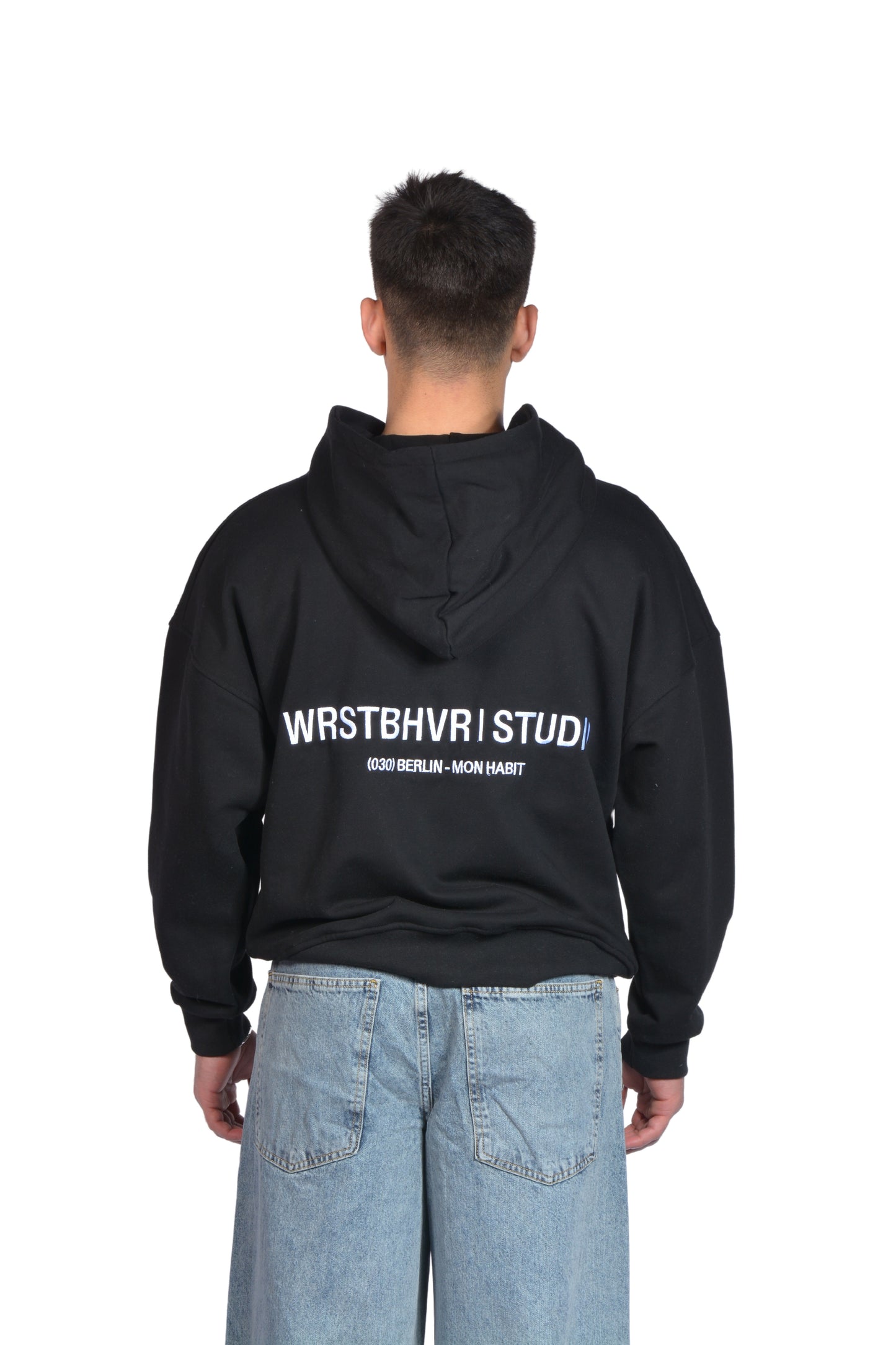 WRSTBHVR 030 Studio Nakış İşlemeli Hoodie