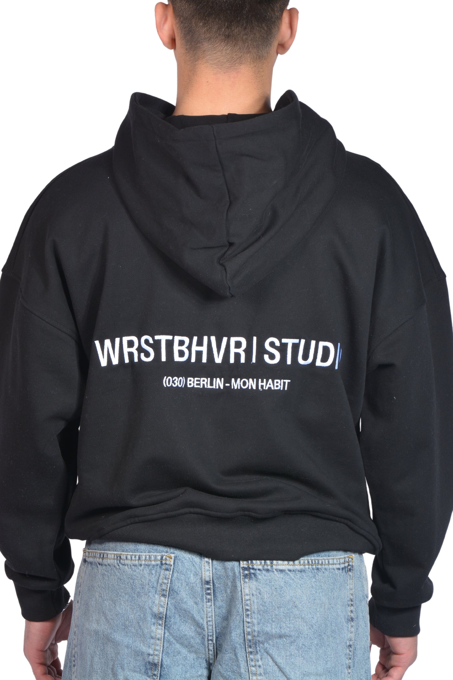 WRSTBHVR 030 Studio Nakış İşlemeli Hoodie