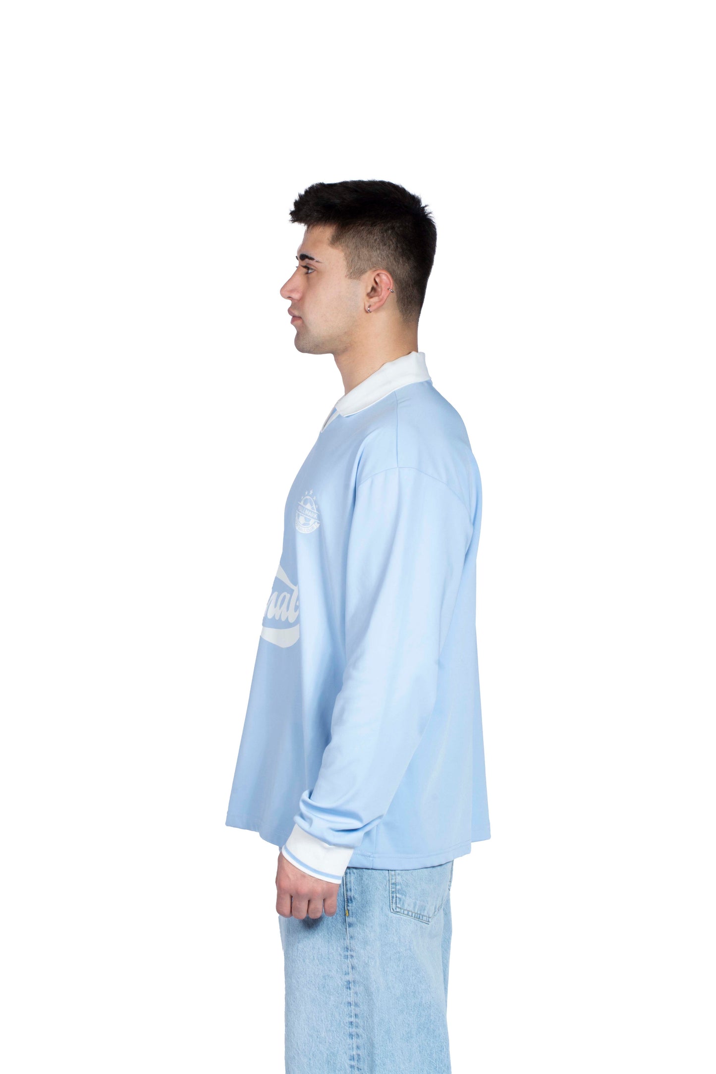 Original Baskılı Baby Blue Shirt