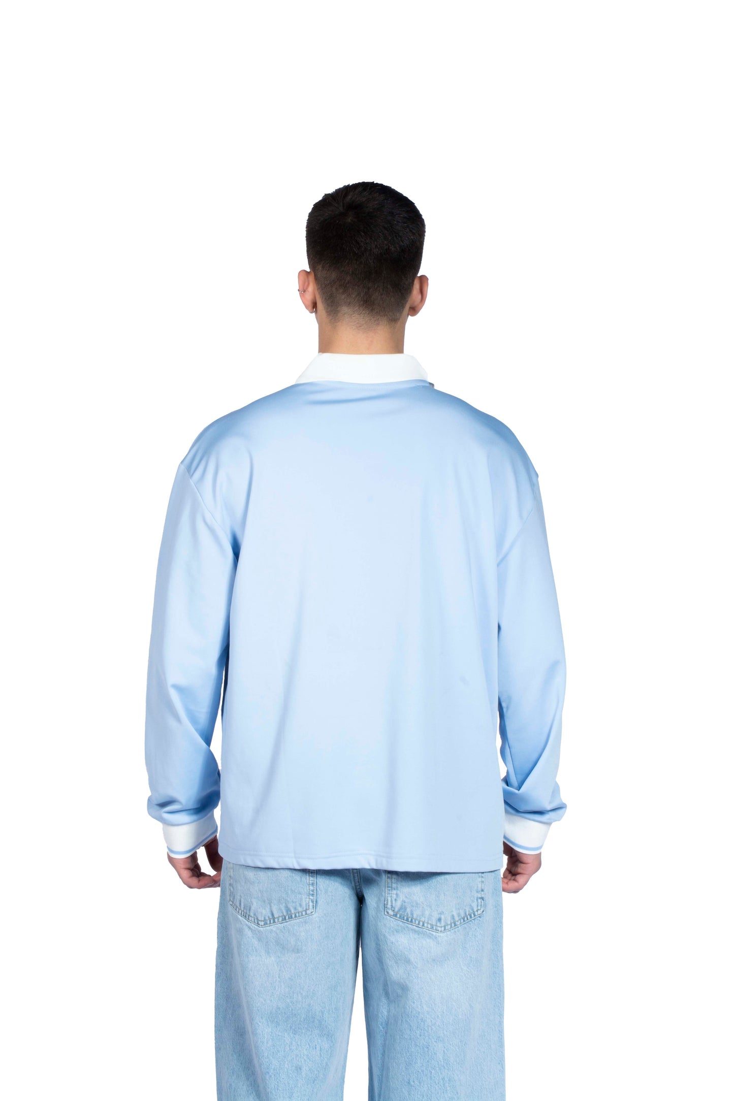 Original Baskılı Baby Blue Shirt