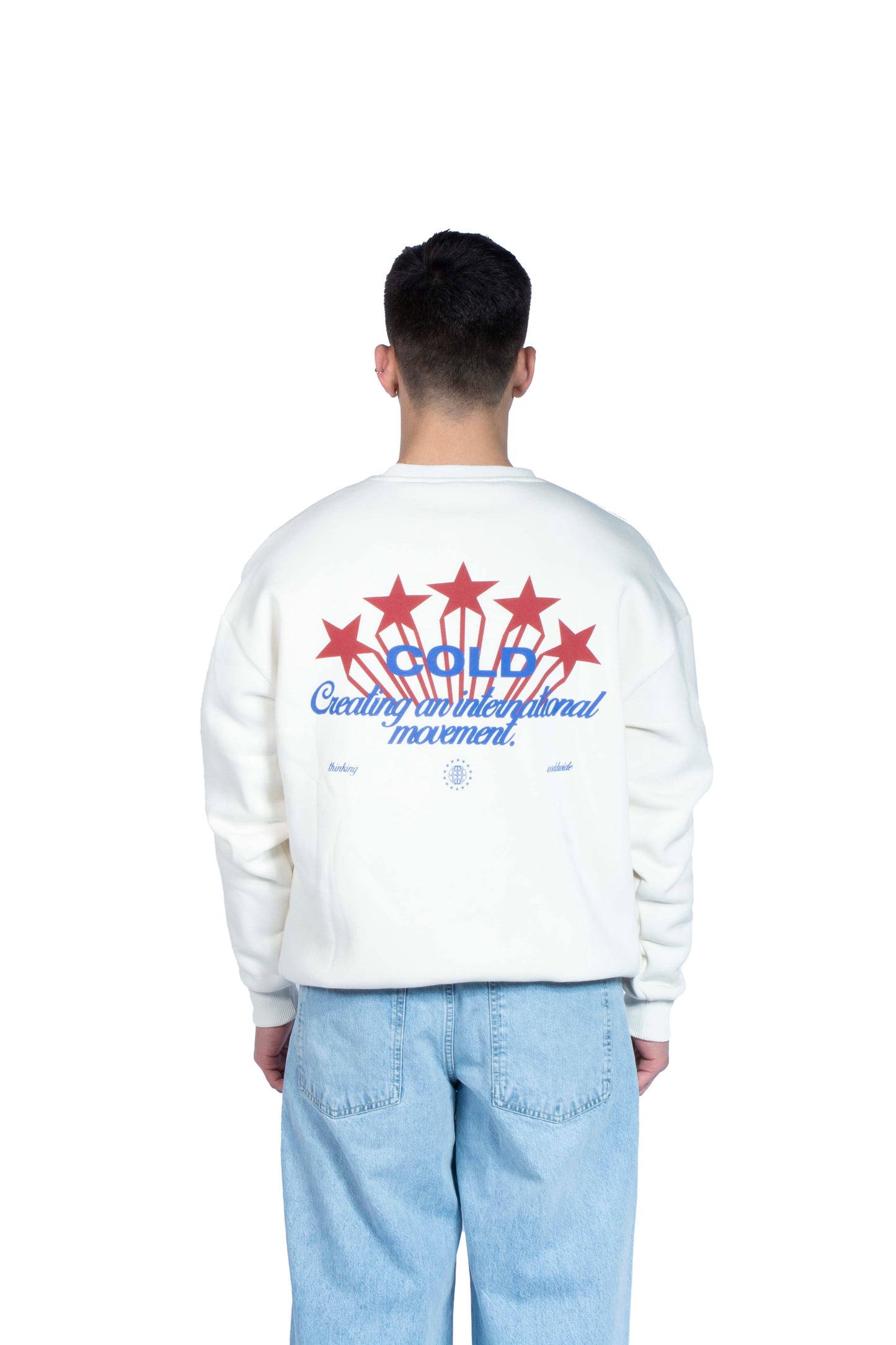 Cold Star Sırt Baskılı Sweatshirt