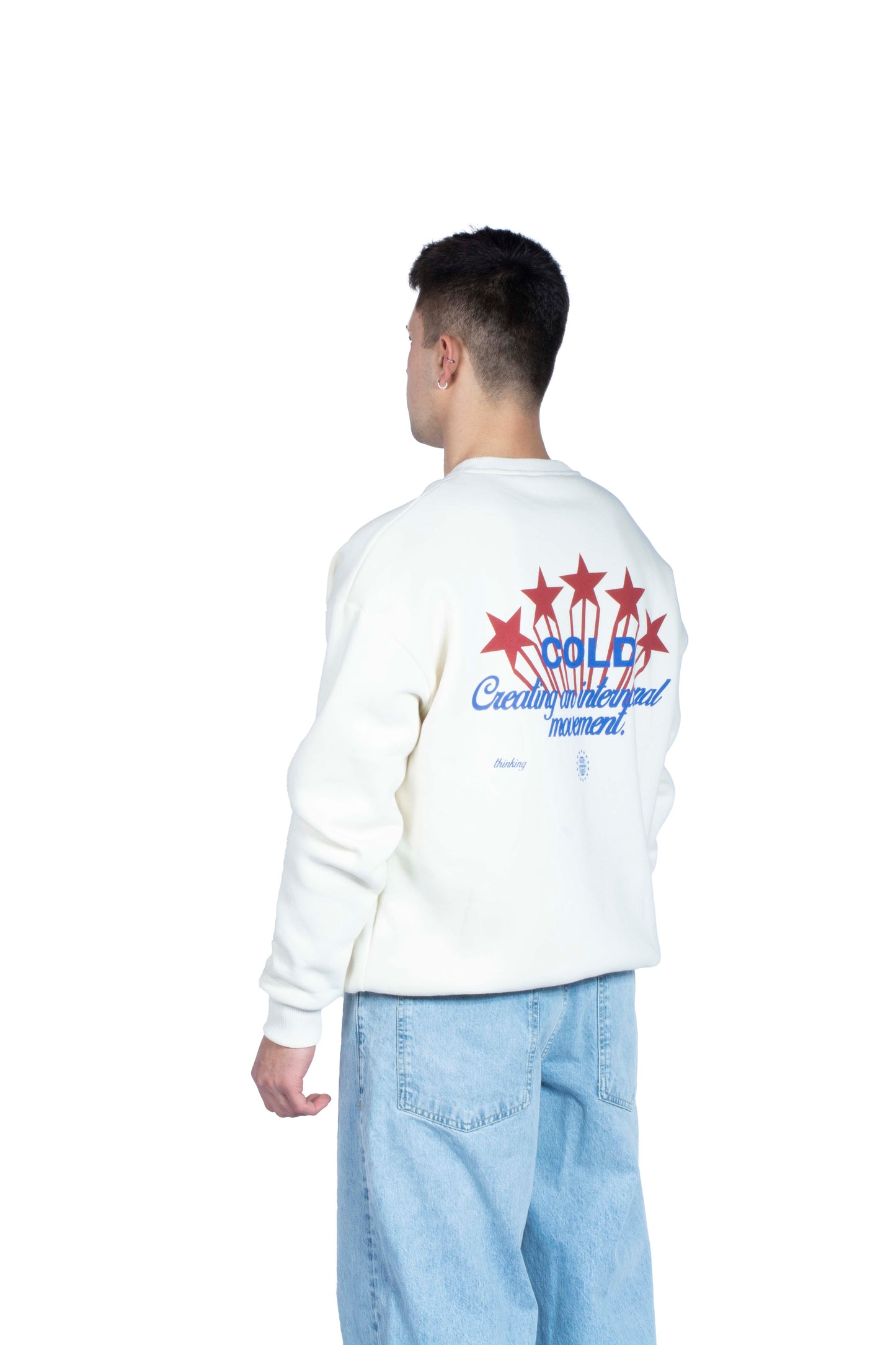 Cold Star Sırt Baskılı Sweatshirt