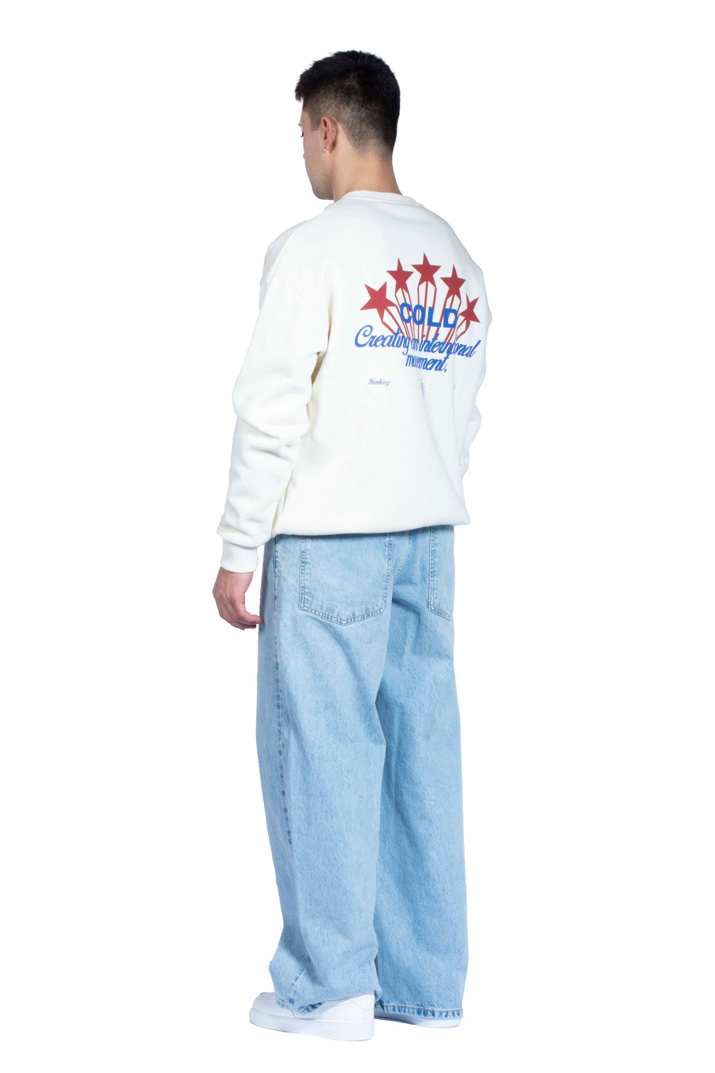 Cold Star Sırt Baskılı Sweatshirt