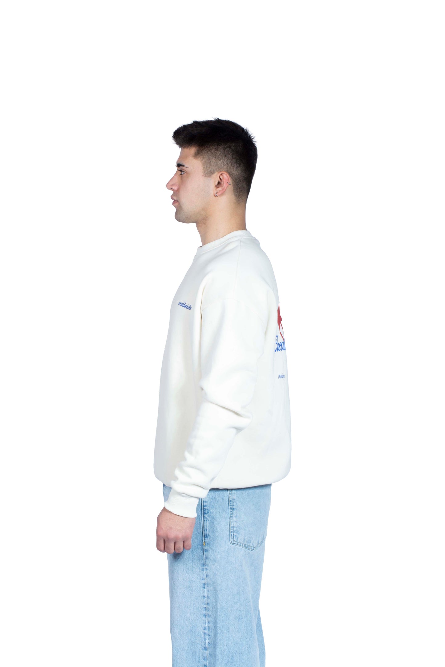 Cold Star Sırt Baskılı Sweatshirt