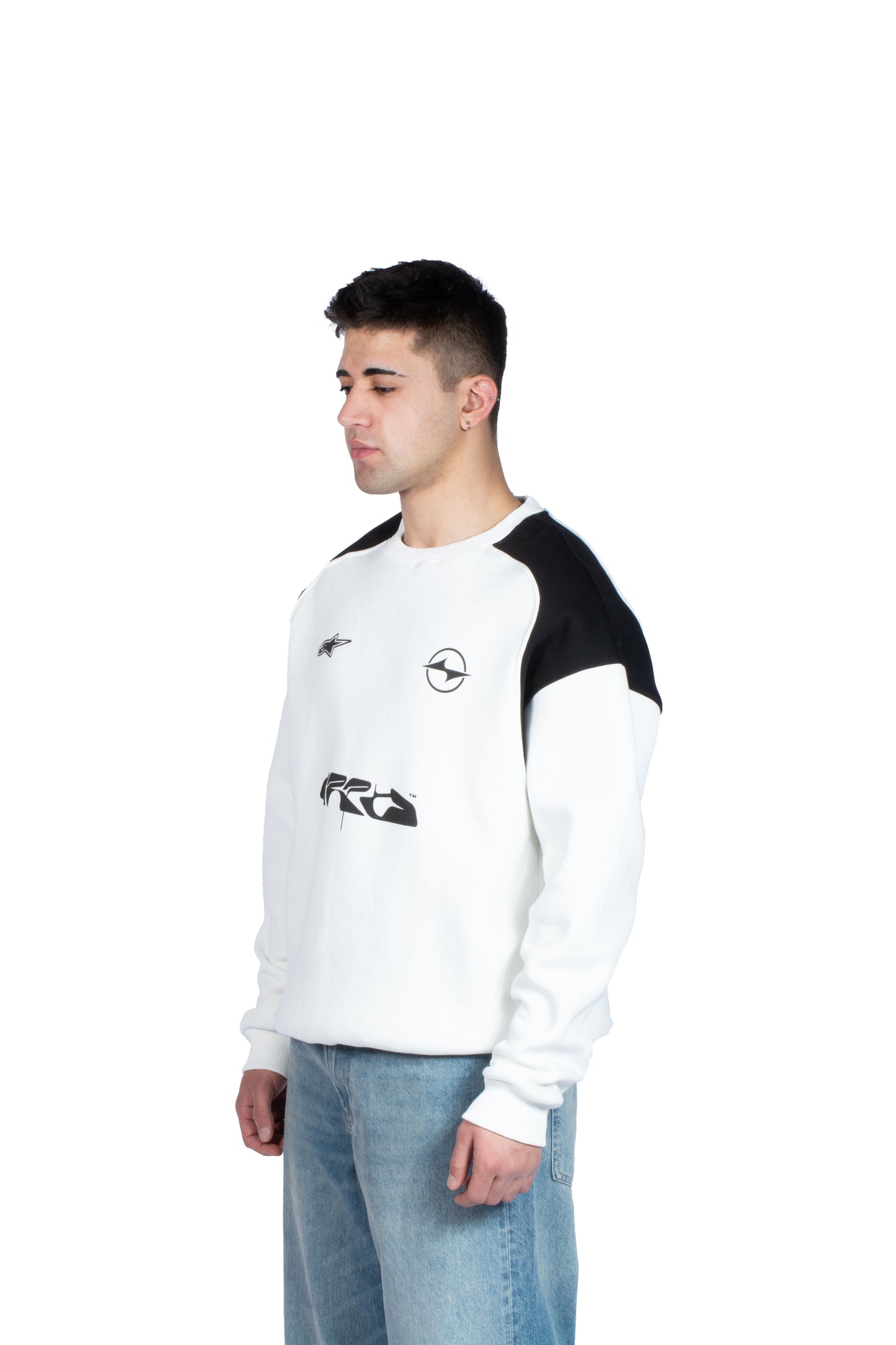 Opl Blok Desen Sweatshirt