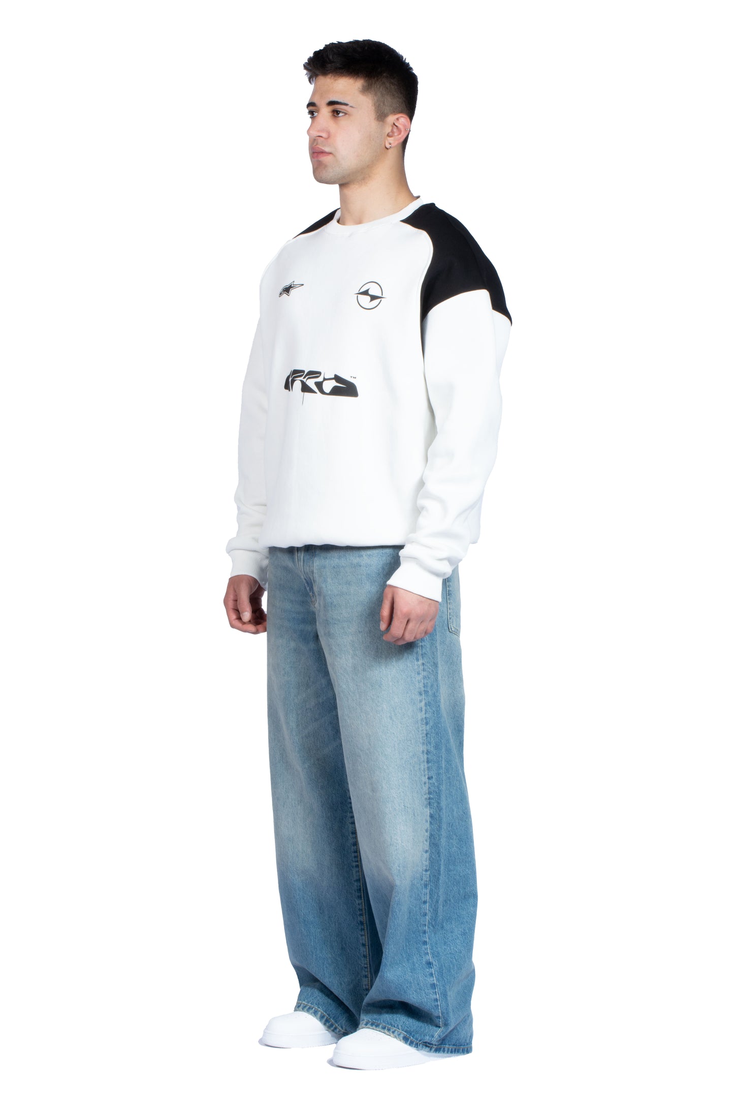 Opl Blok Desen Sweatshirt