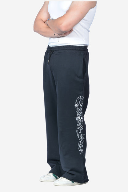 Tribal Nakış Detaylı Ayarlanabilir Paça Baggy Eşofman