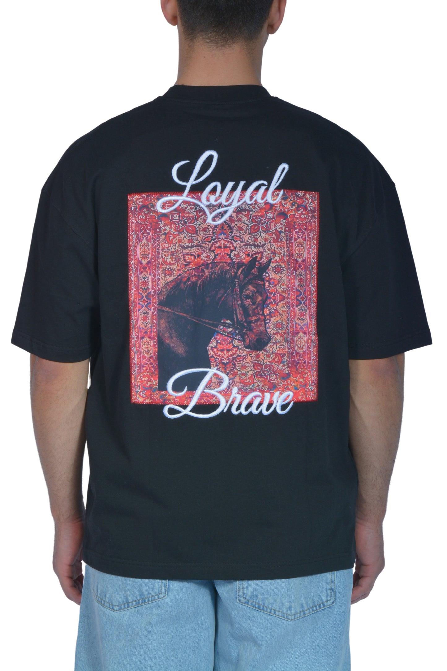 Loyal Brave Horse Printed Tshirt