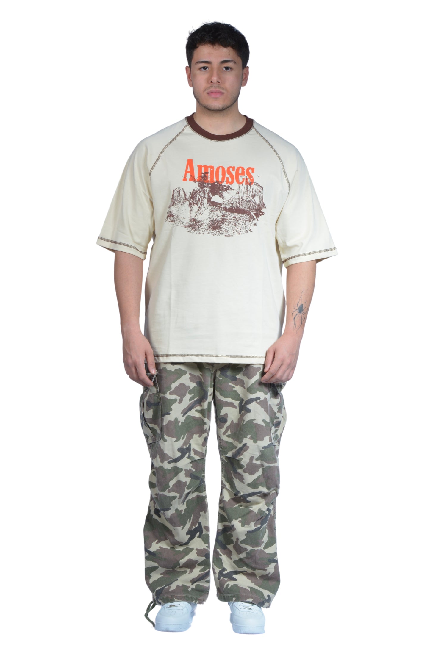 Beige Oversize Amones Tshirt