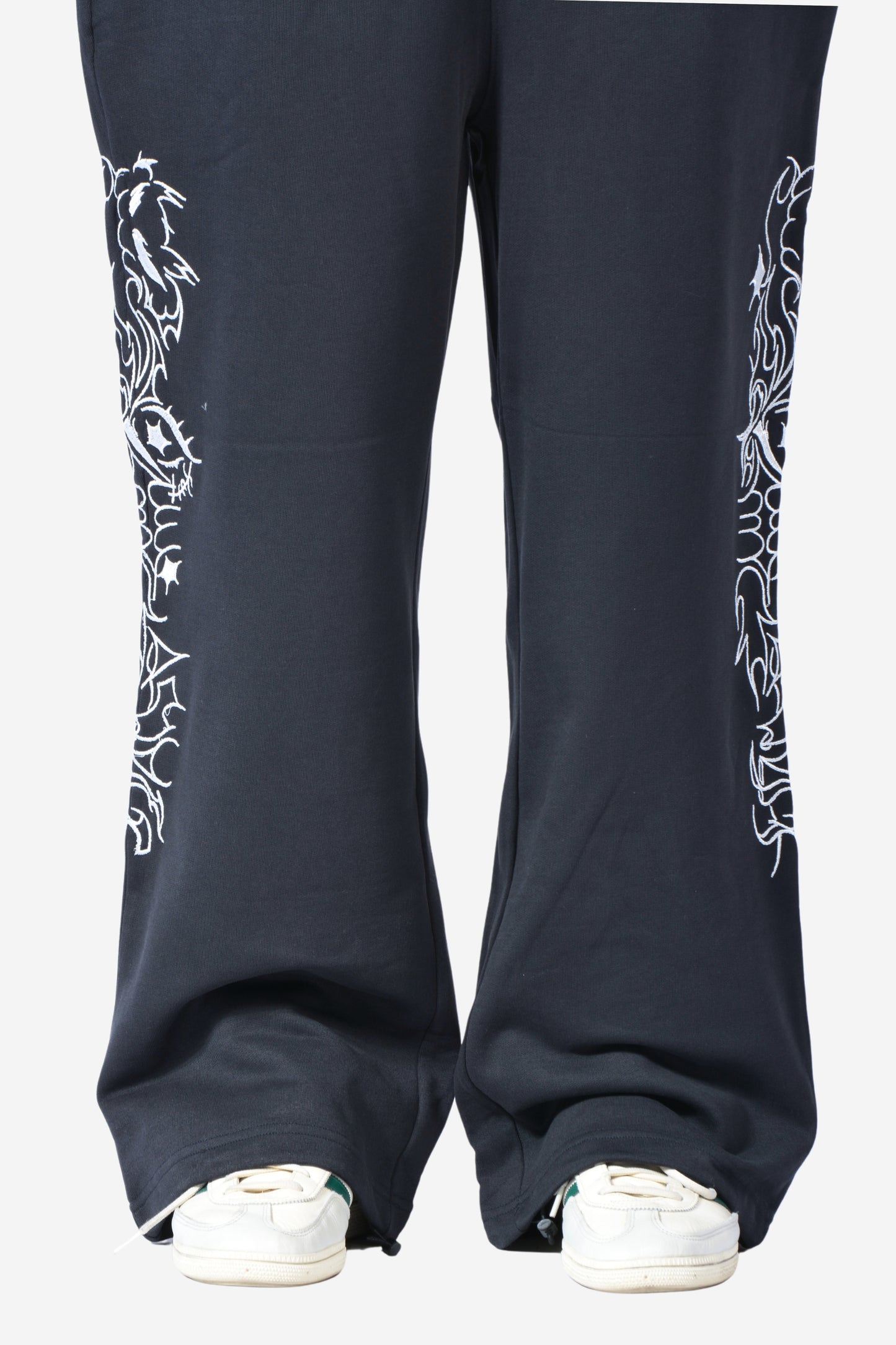 Tribal Nakış Detaylı Ayarlanabilir Paça Baggy Eşofman