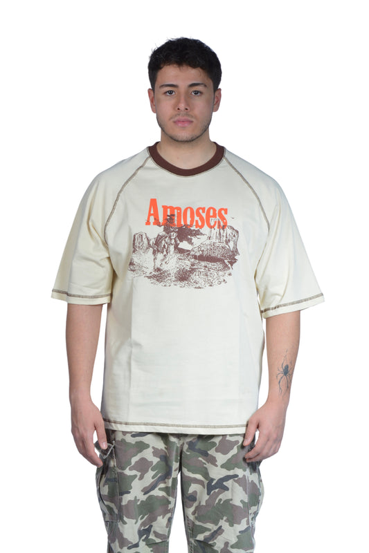 Beige Oversize Amones Tshirt