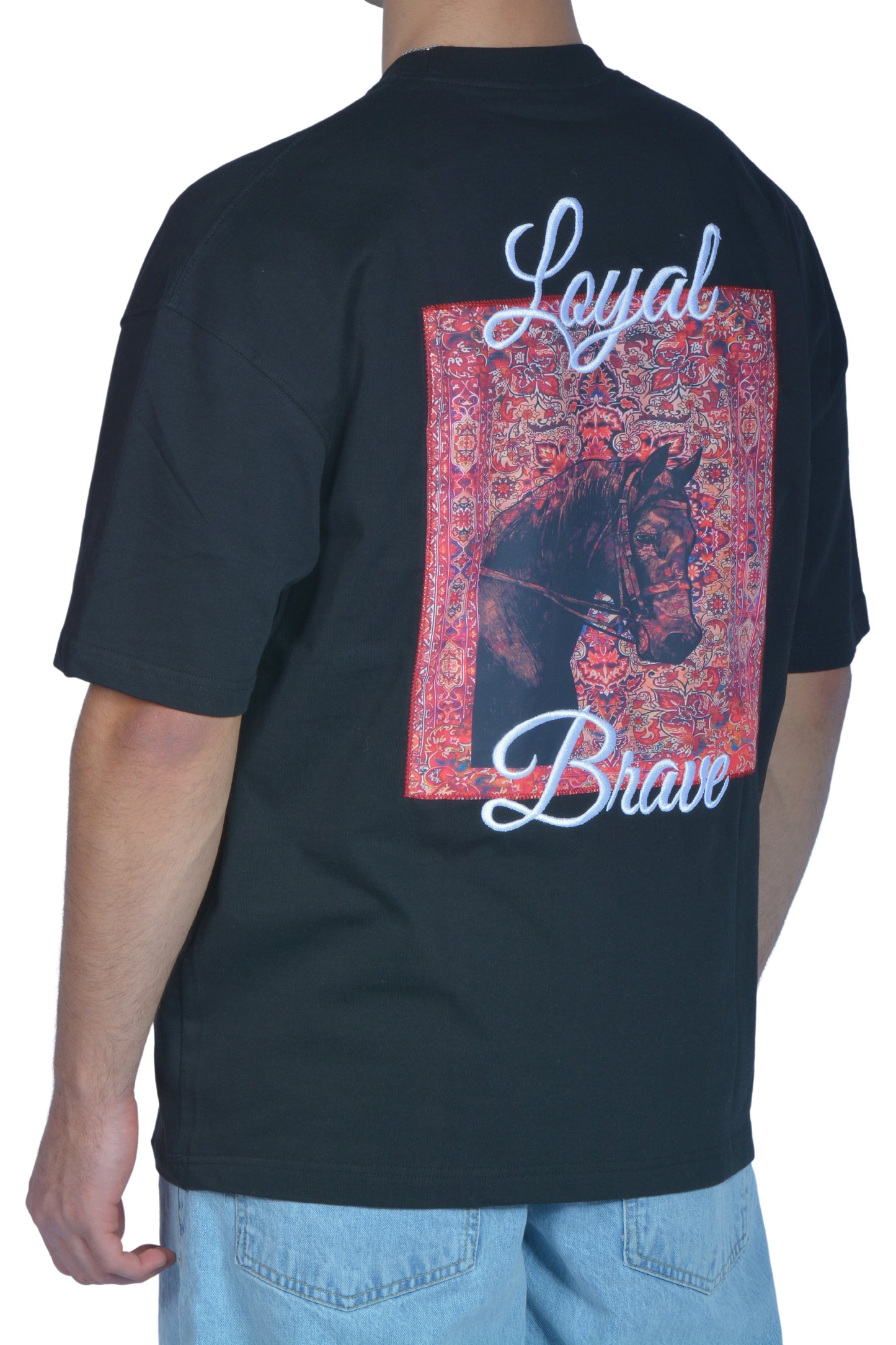 Loyal Brave Horse Printed Tshirt