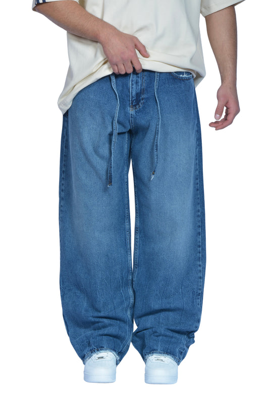 The Dad Blue Washed Baggy Pants