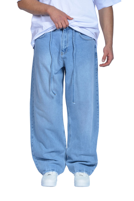 The Dad Ice Blue Washed Baggy Pants