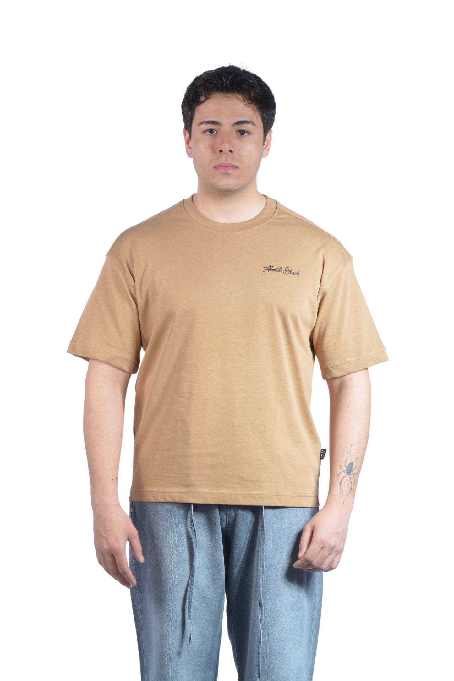 About Blank Boxy Fit Kahverengi Tişört