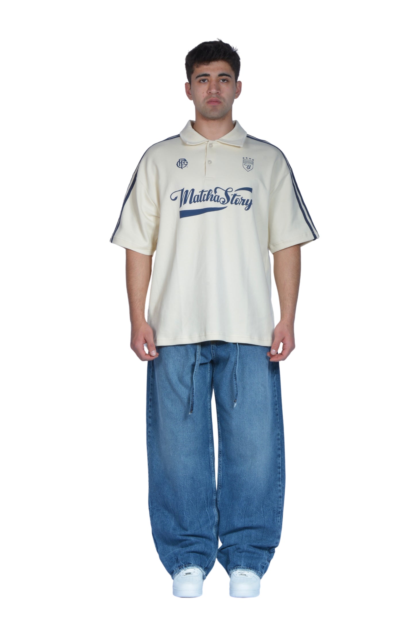 The Dad Blue Washed Baggy Pants