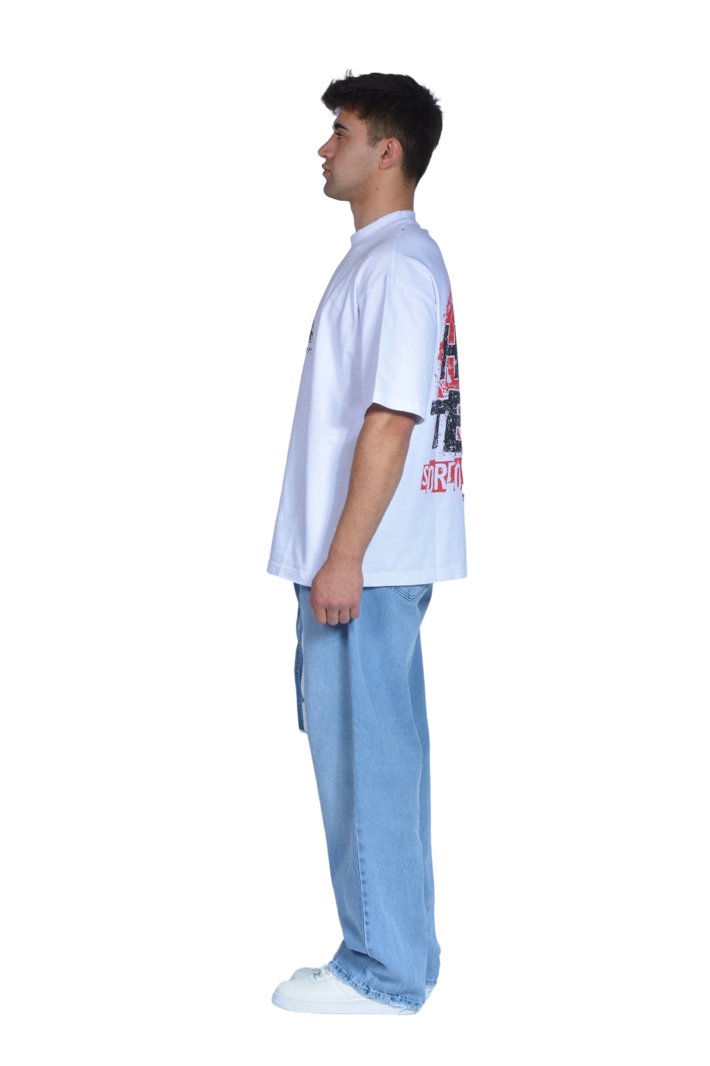 The Dad Ice Blue Washed Baggy Pants