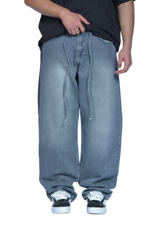 The Dad Grey Washed Baggy Pants