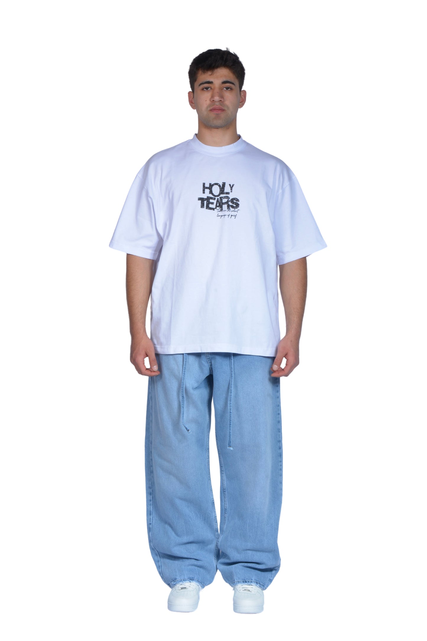 The Dad Ice Blue Washed Baggy Pants