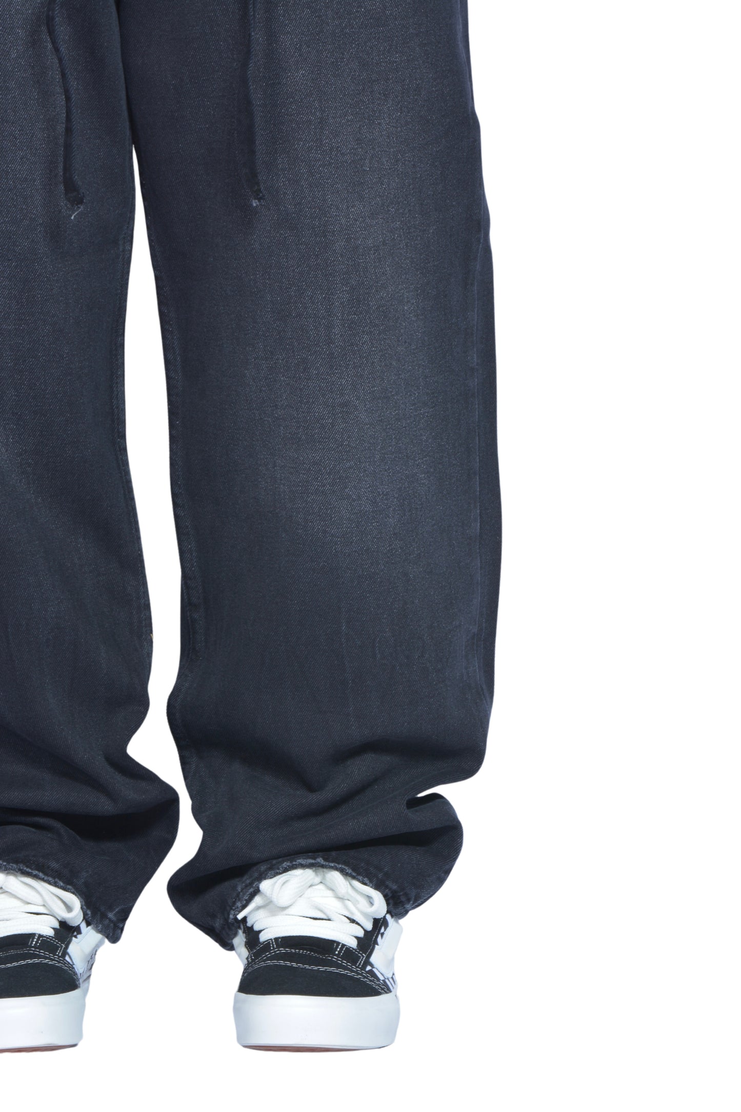 The Dad Black Washed Baggy Pants