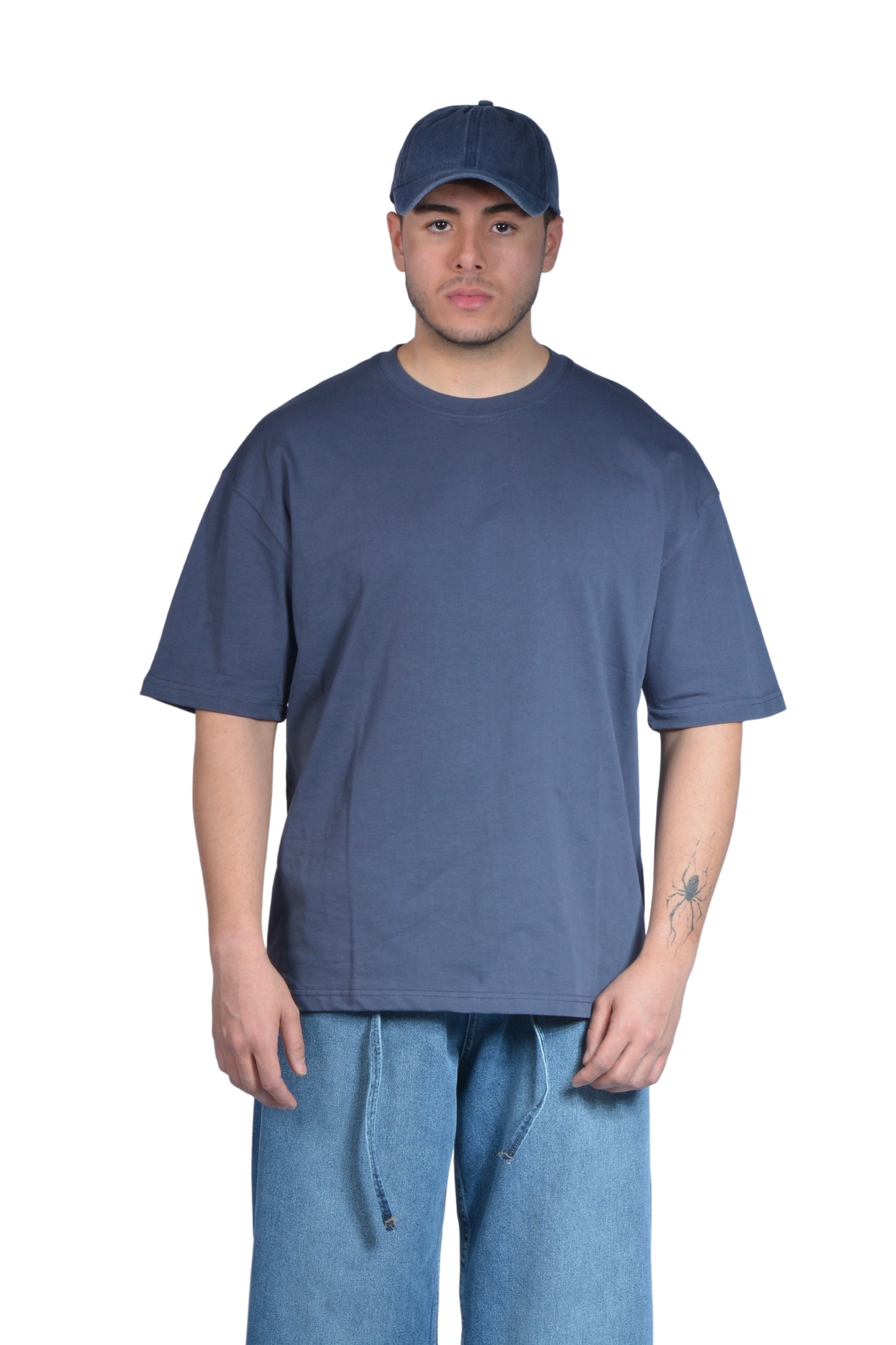 Boxyfit Basic Füme Tshirt