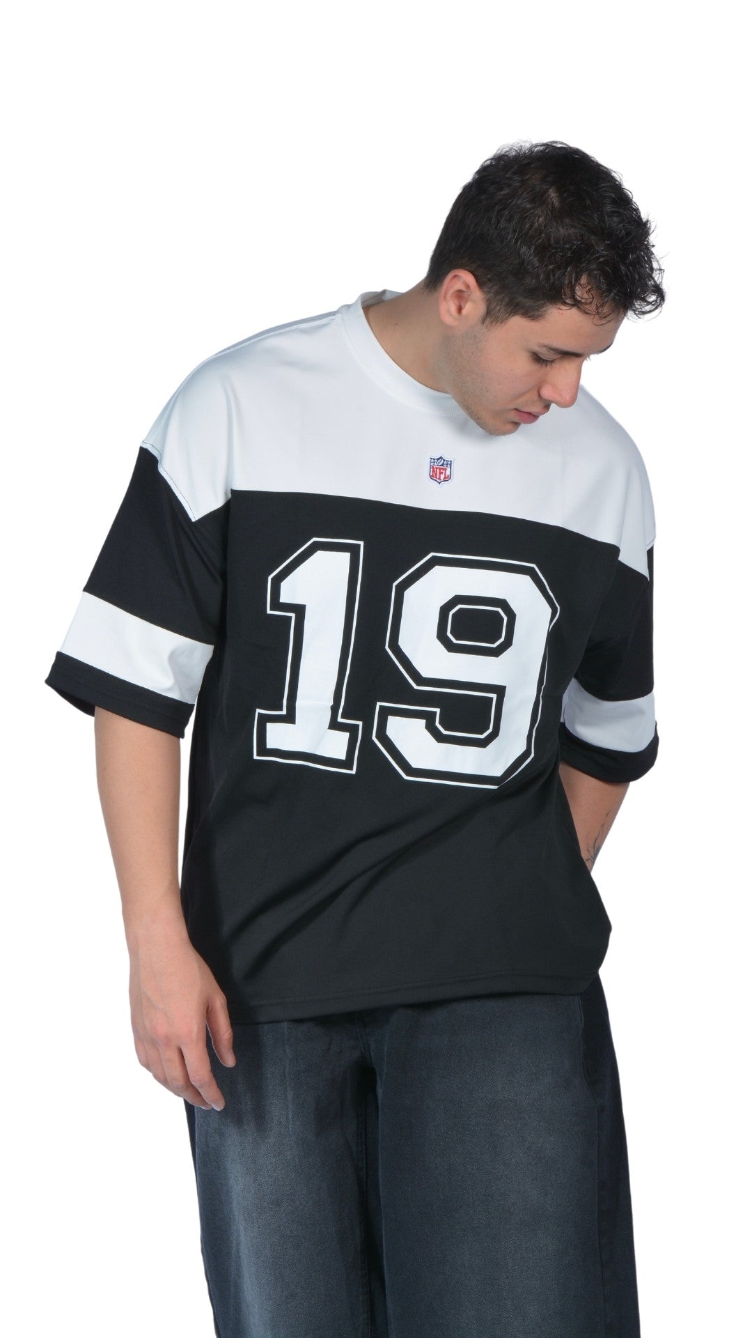 NFL Siyah Beyaz PRE 19 Forma