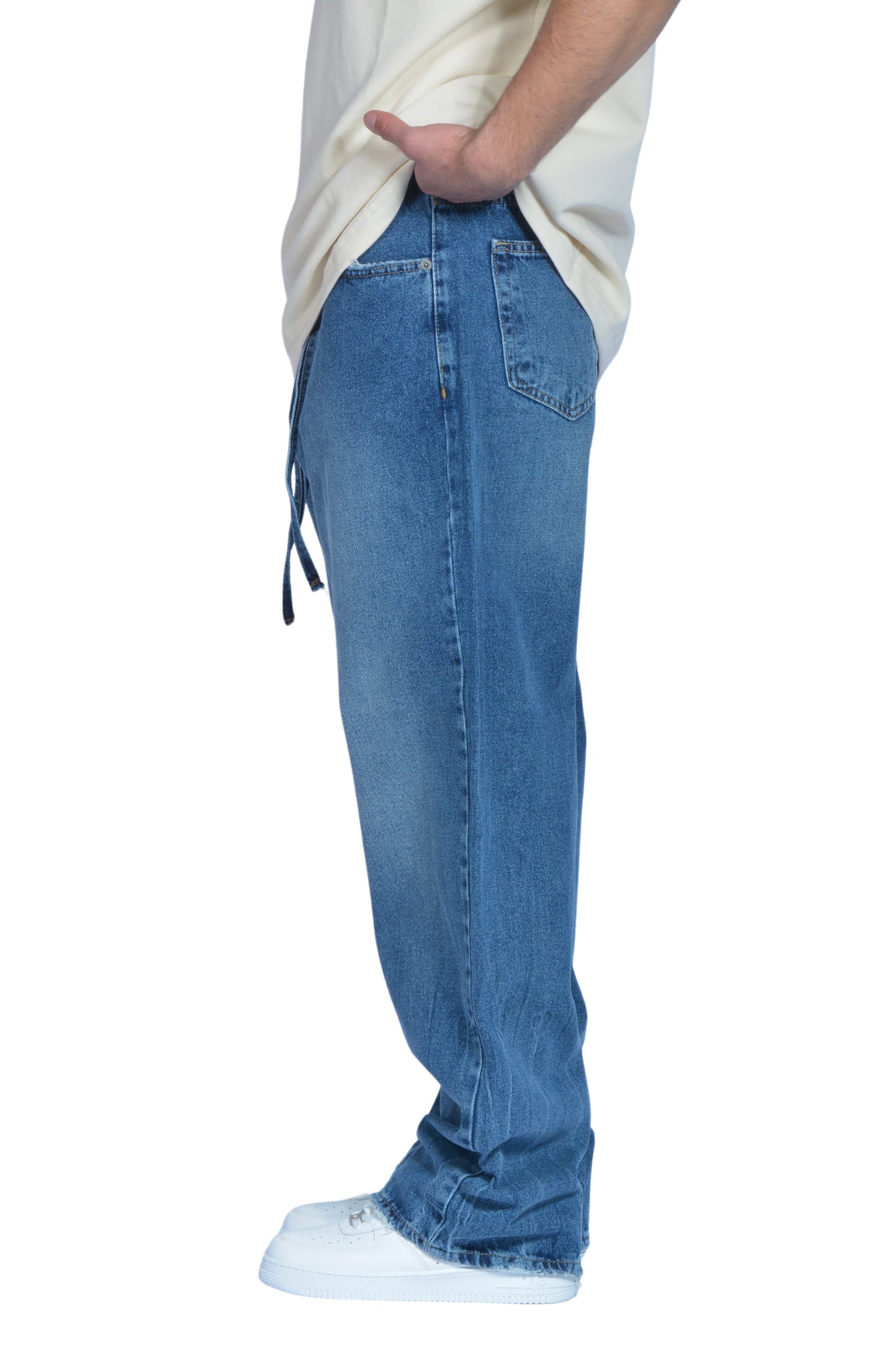 The Dad Blue Washed Baggy Pants