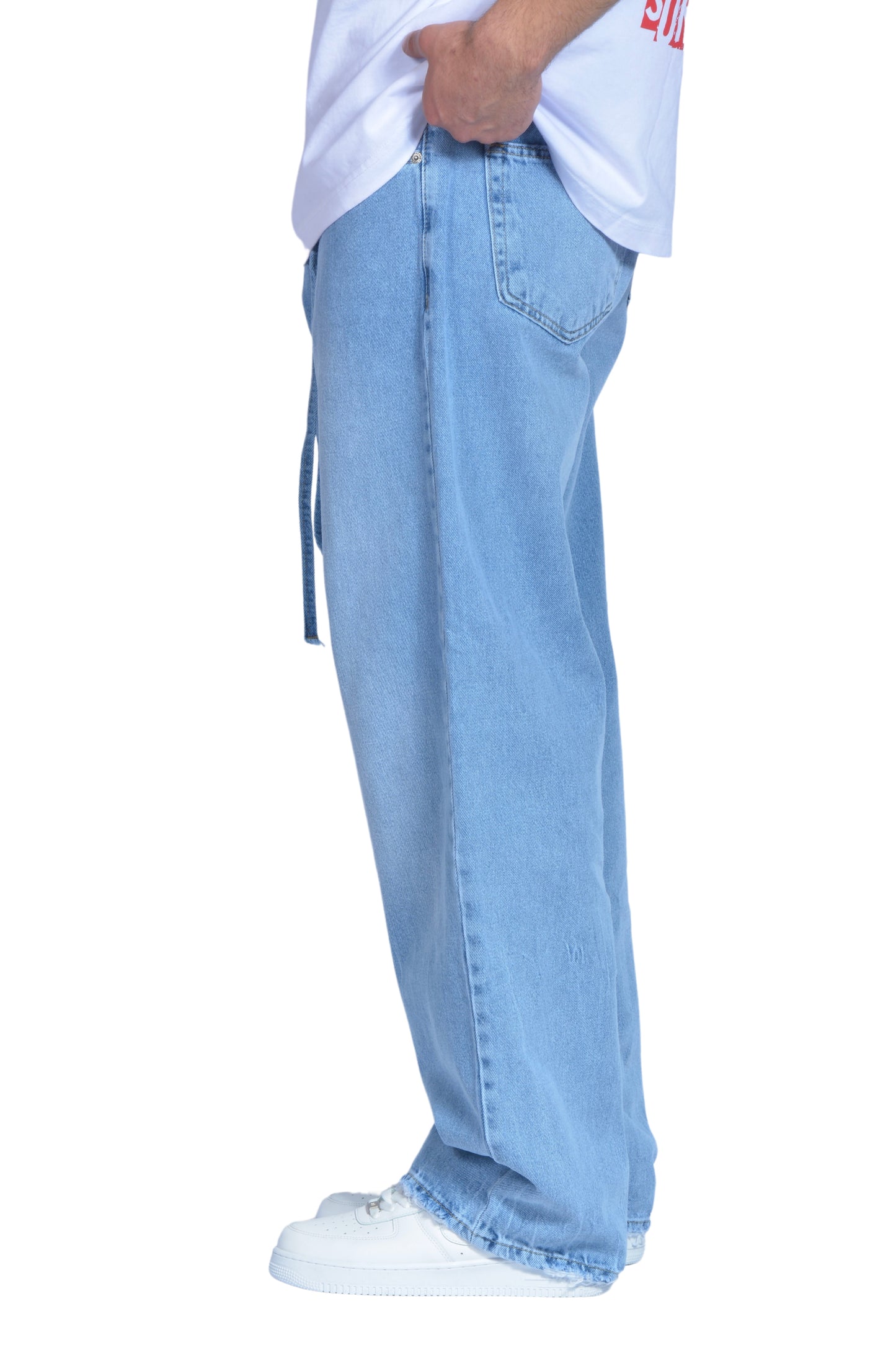 The Dad Ice Blue Washed Baggy Pants