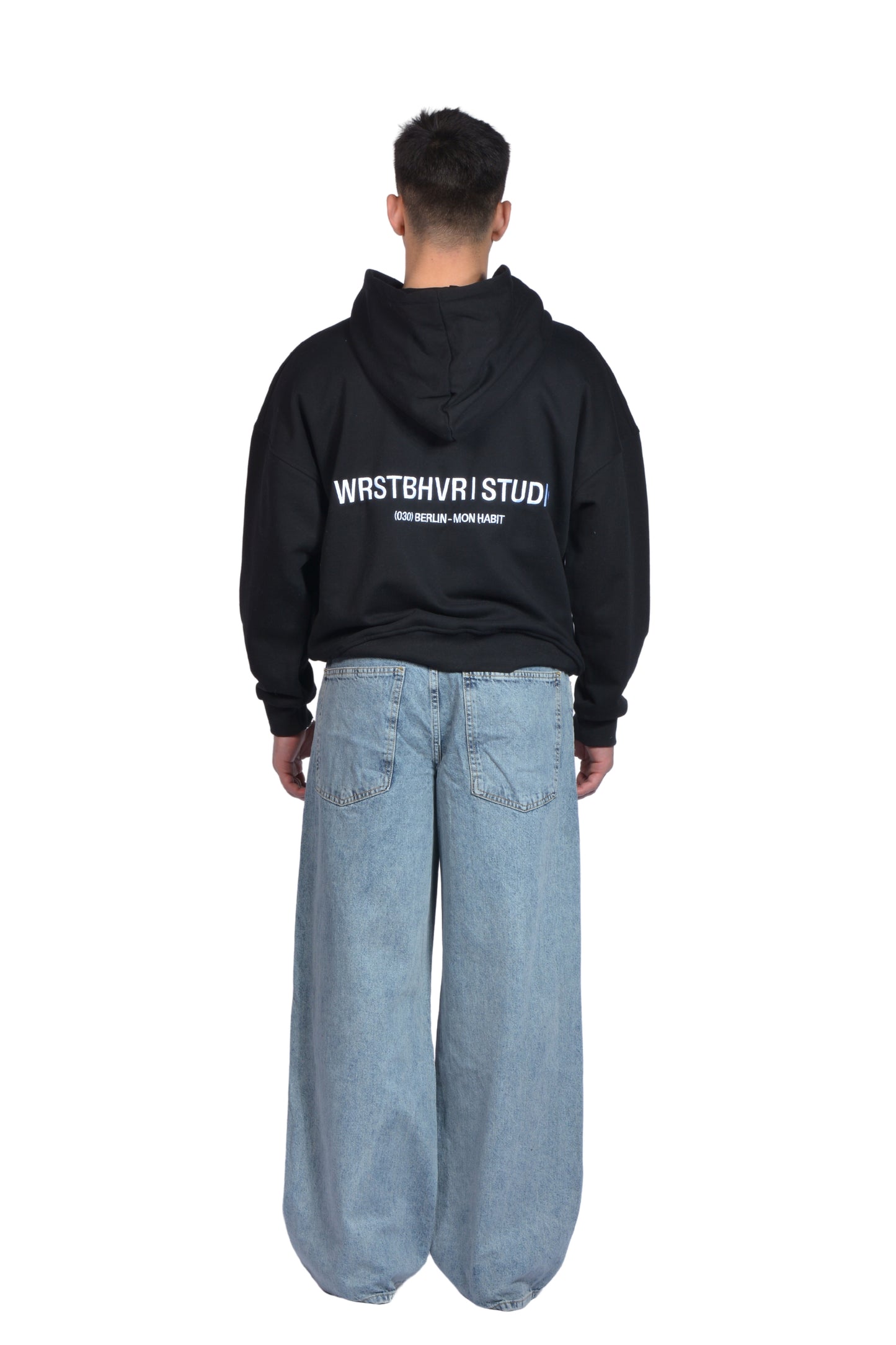 WRSTBHVR 030 Studio Nakış İşlemeli Hoodie