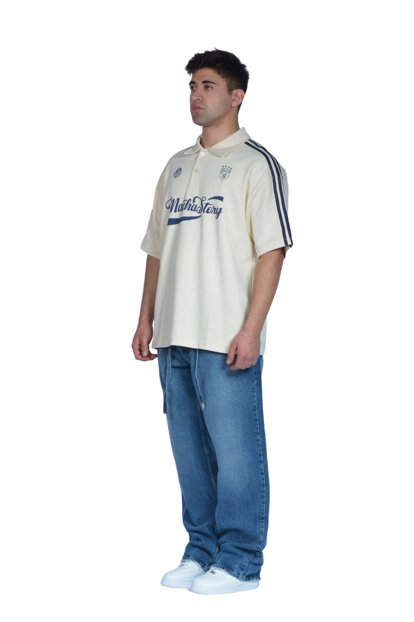 The Dad Blue Washed Baggy Pants