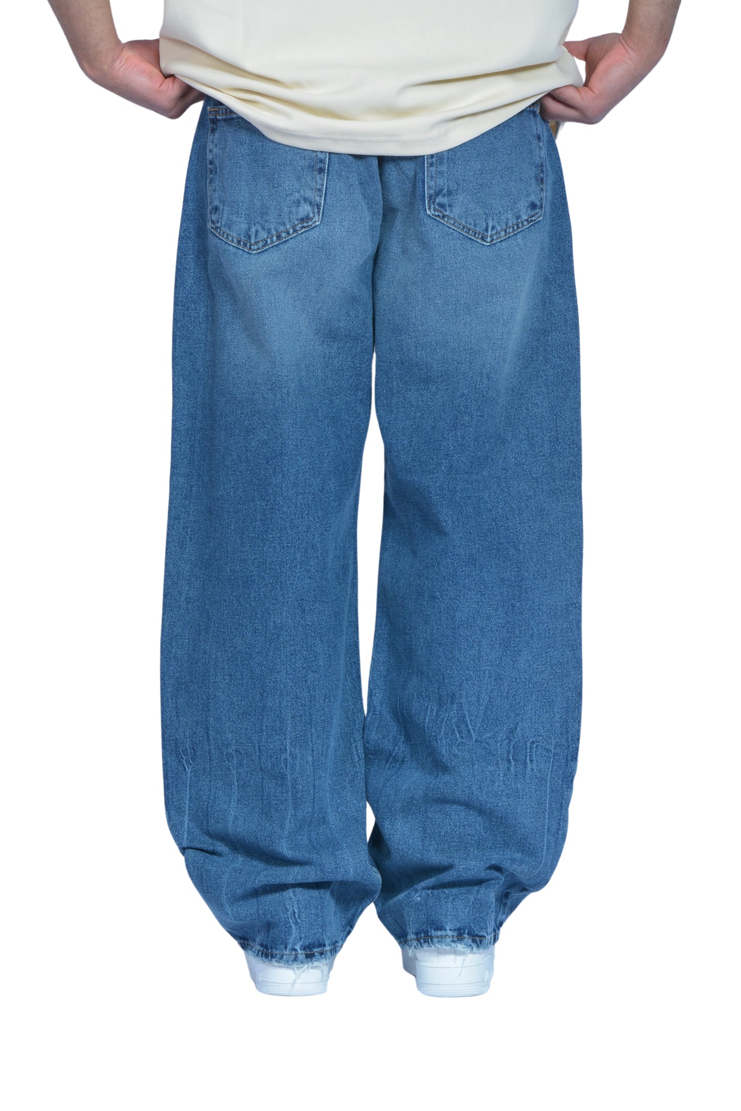 The Dad Blue Washed Baggy Pants